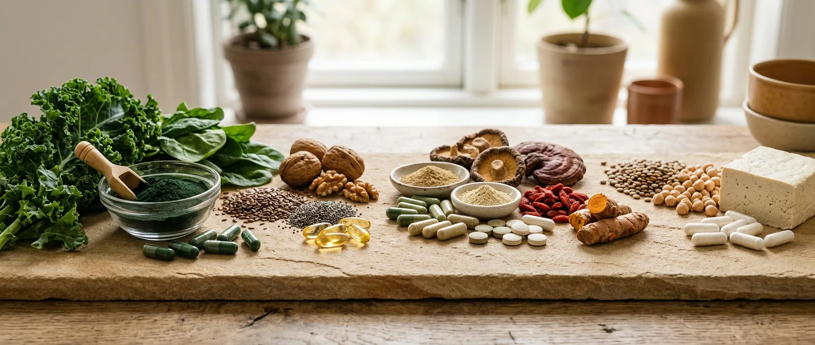 Beste veganske kosttilskudd 2026 – testet og sammenlignet