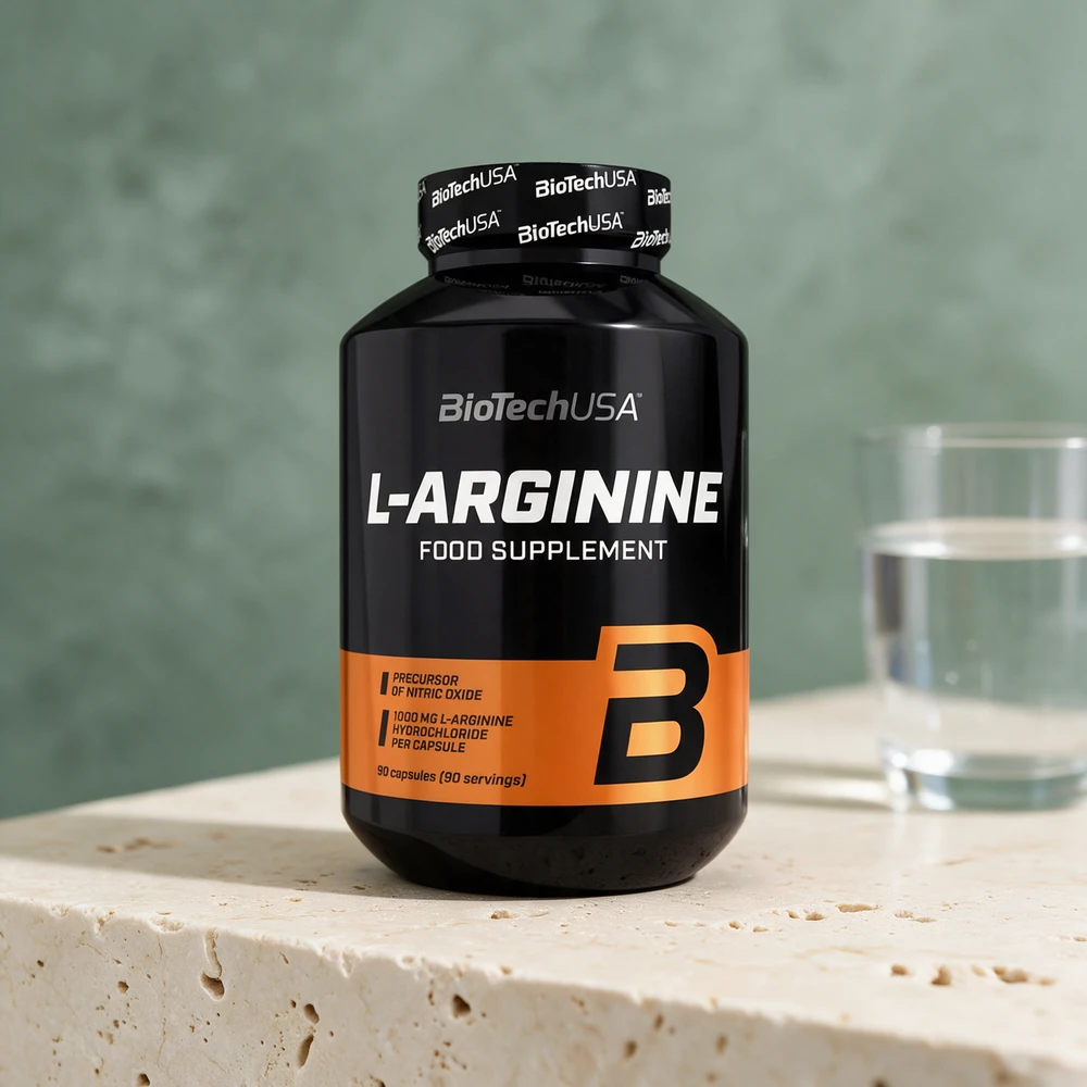 BioTech USA L-Arginine med 1000 mg hydroklorid per kapsel