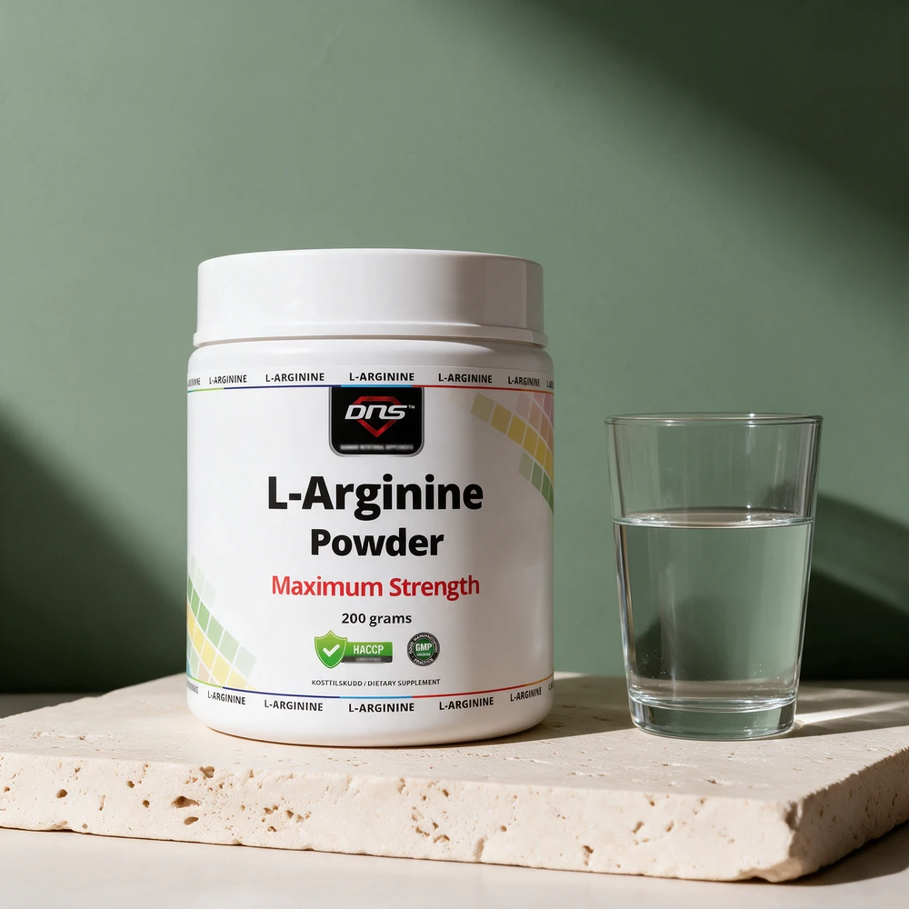 DNS L-Arginine Powder, arginin-hydroklorid uten aroma