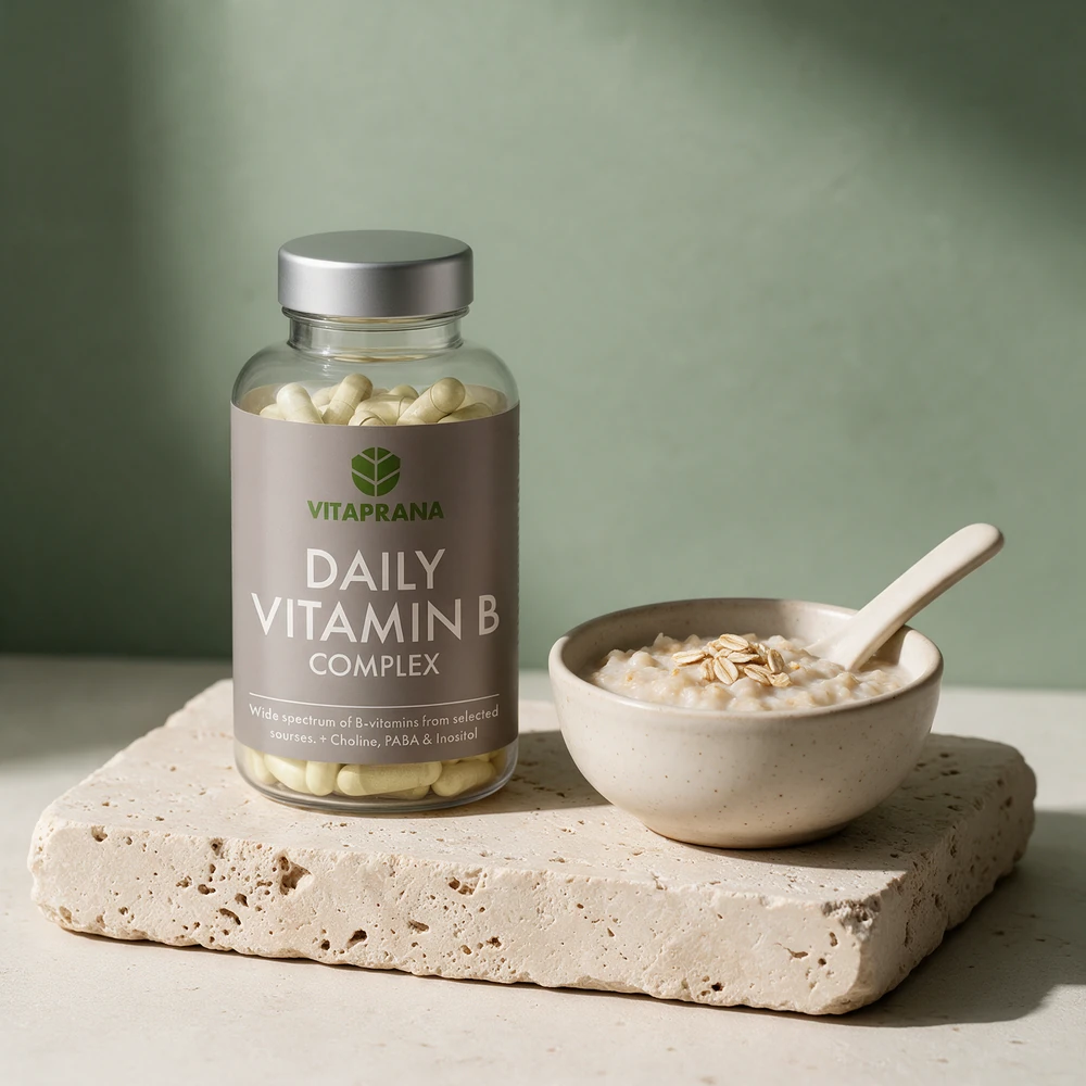 Vitaprana Daily Vitamin B Complex, krukke med 100 kapsler