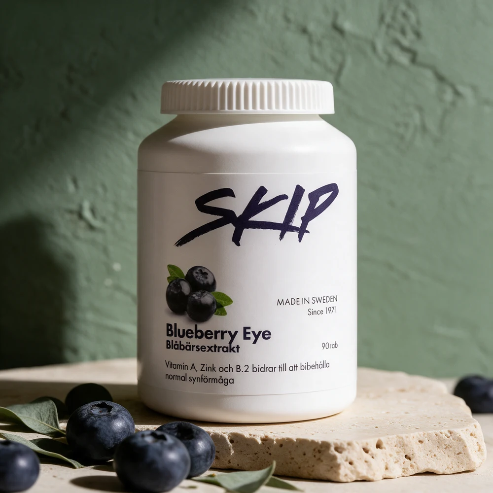 Skip Blueberry Eye, boks med 90 tabletter