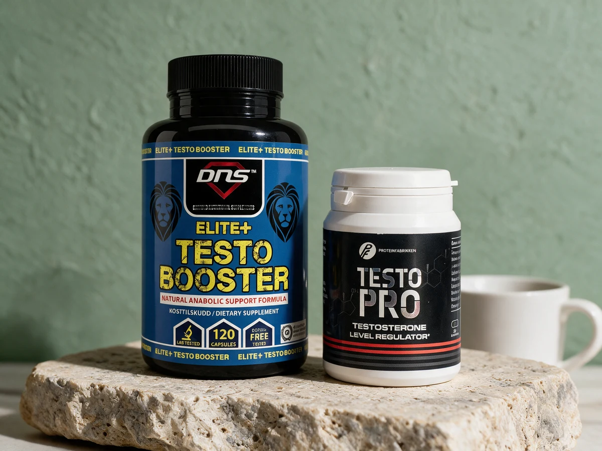 DNS Elite+ Test Booster og Proteinfabrikken Testo-Pro