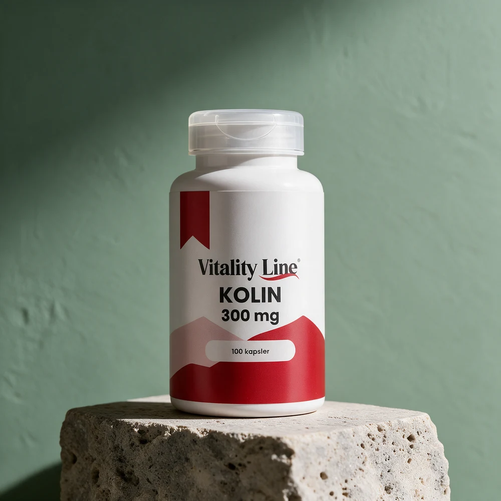 Vitality Line Kolin, boks med 100 kapsler à 300 mg