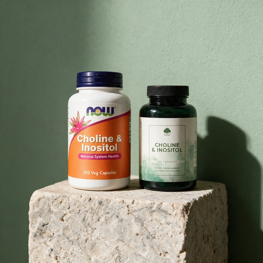 NOW Choline & Inositol og G&G Vitamins Choline & Inositol