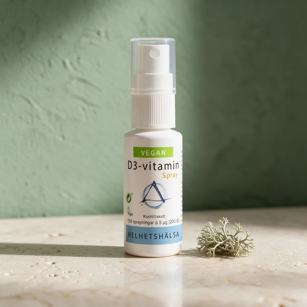 Helhetshälsa D3-vitamin spray, 20 ml flaske med pumpe