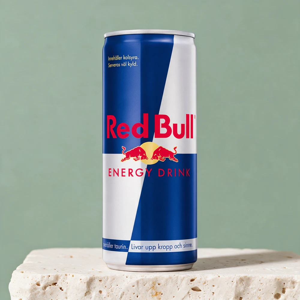 Red Bull Energy Drink, 250 ml-boks med svenske tekster