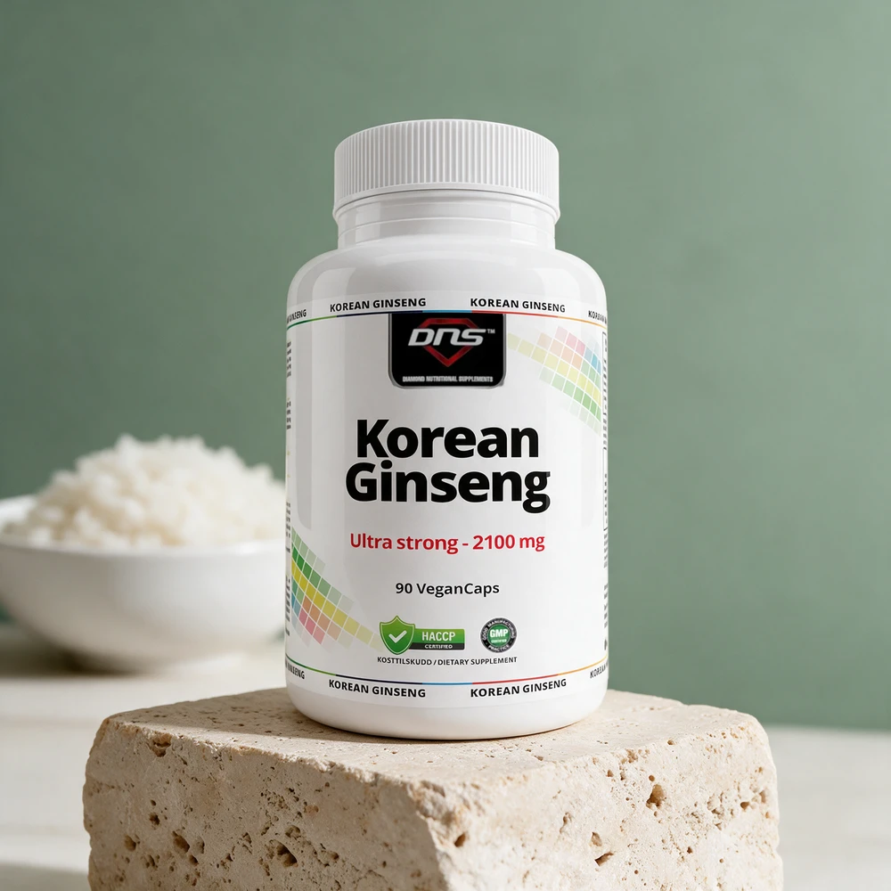 DNS Korean Ginseng, boks merket «Ultra strong – 2100 mg»
