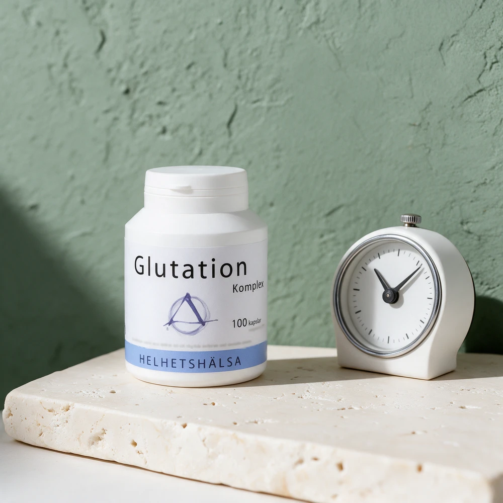 Helhetshälsa Glutation Komplex, boks med 100 kapsler