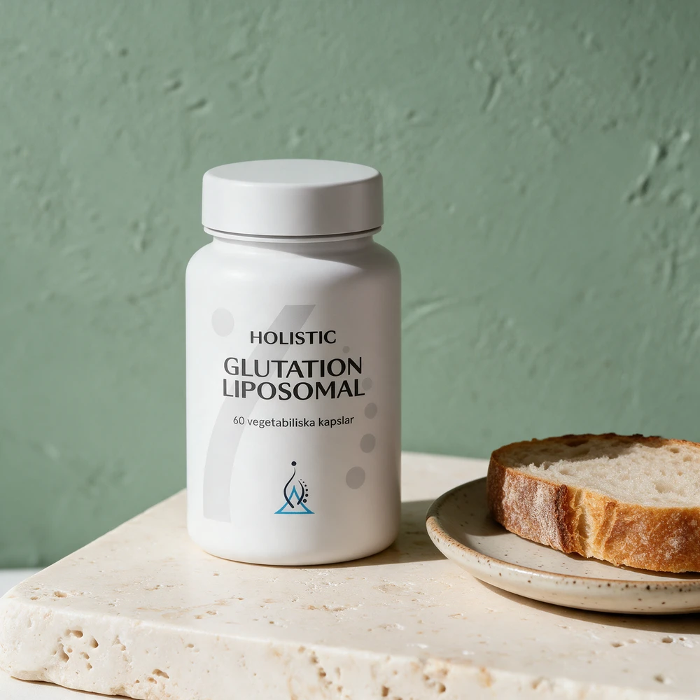 Holistic Glutation Liposomal, boks med 60 vegetabilske kapsler