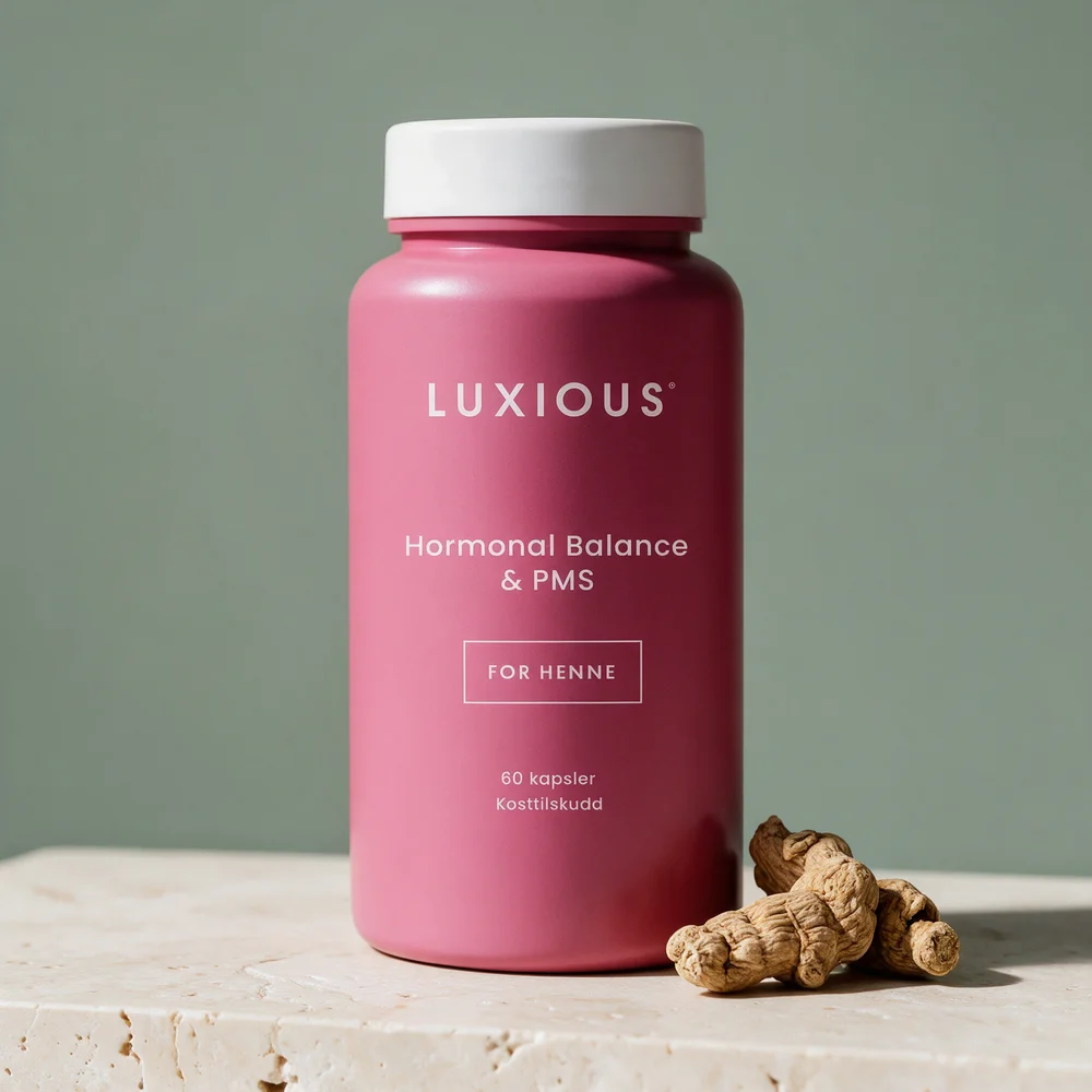 Luxious Hormonal Balance & PMS, boks med 60 plantekapsler