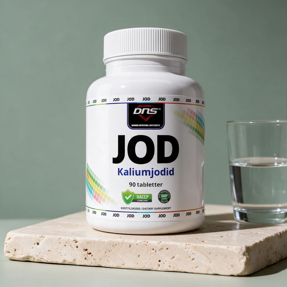 DNS Jod Kaliumjodid, boks med 90 tabletter