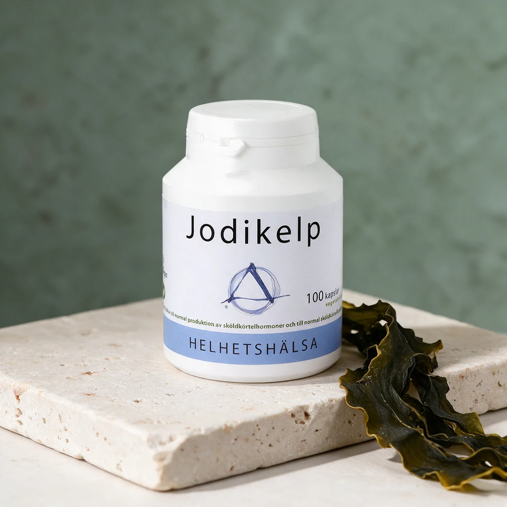 Helhetshälsa Jodikelp, boks med 100 kapsler