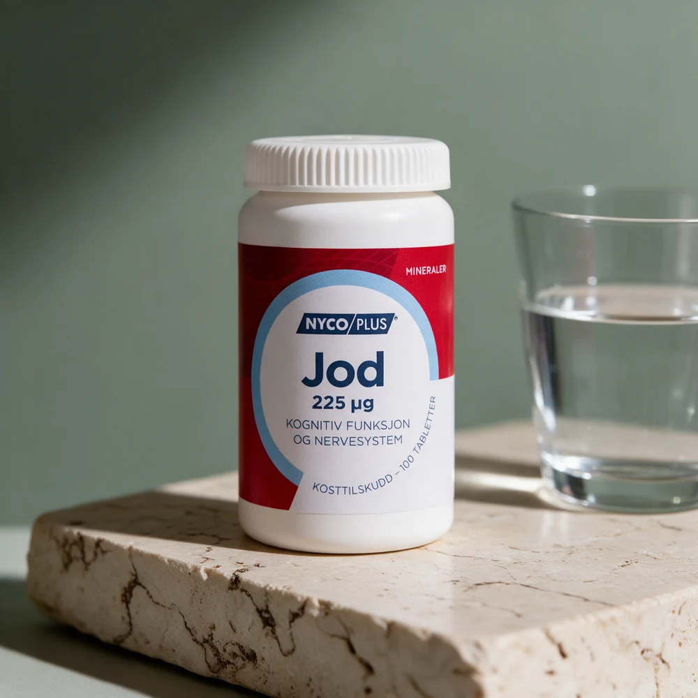 Nycoplus Jod 225 µg, boks med 100 tabletter