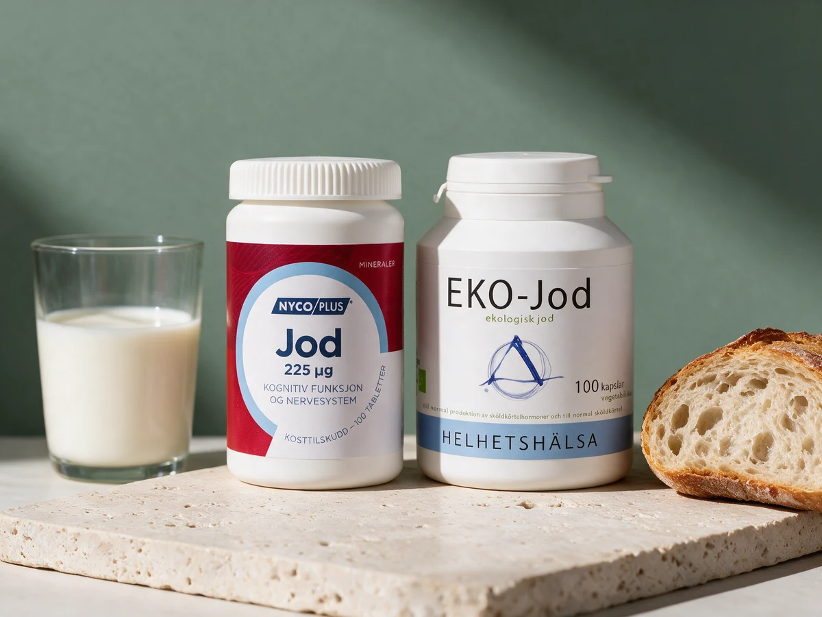 Nycoplus Jod og Helhetshälsa ØKO-Jod, to jodbokser
