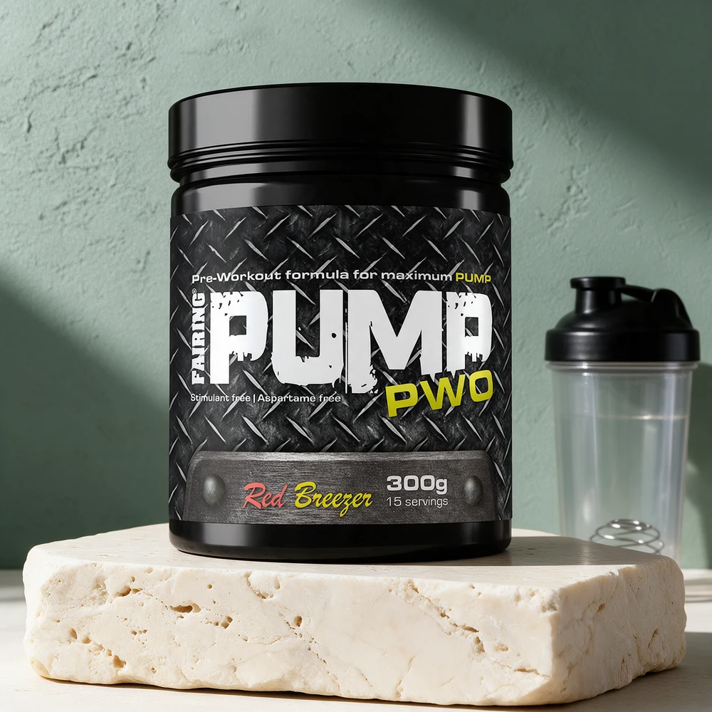 Fairing Pump PWO Red Breezer, svart boks på 300 gram