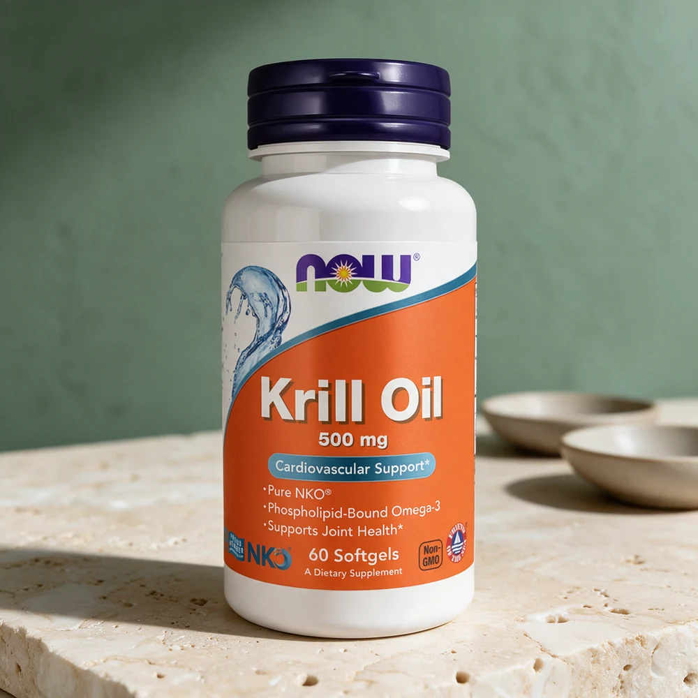 Now Foods Krill Oil 500 mg med 60 softgels