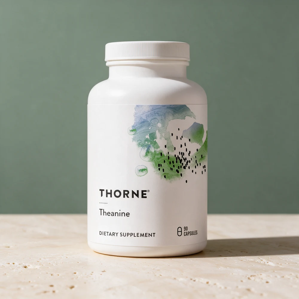 Thorne Theanine, boks med 90 kapsler