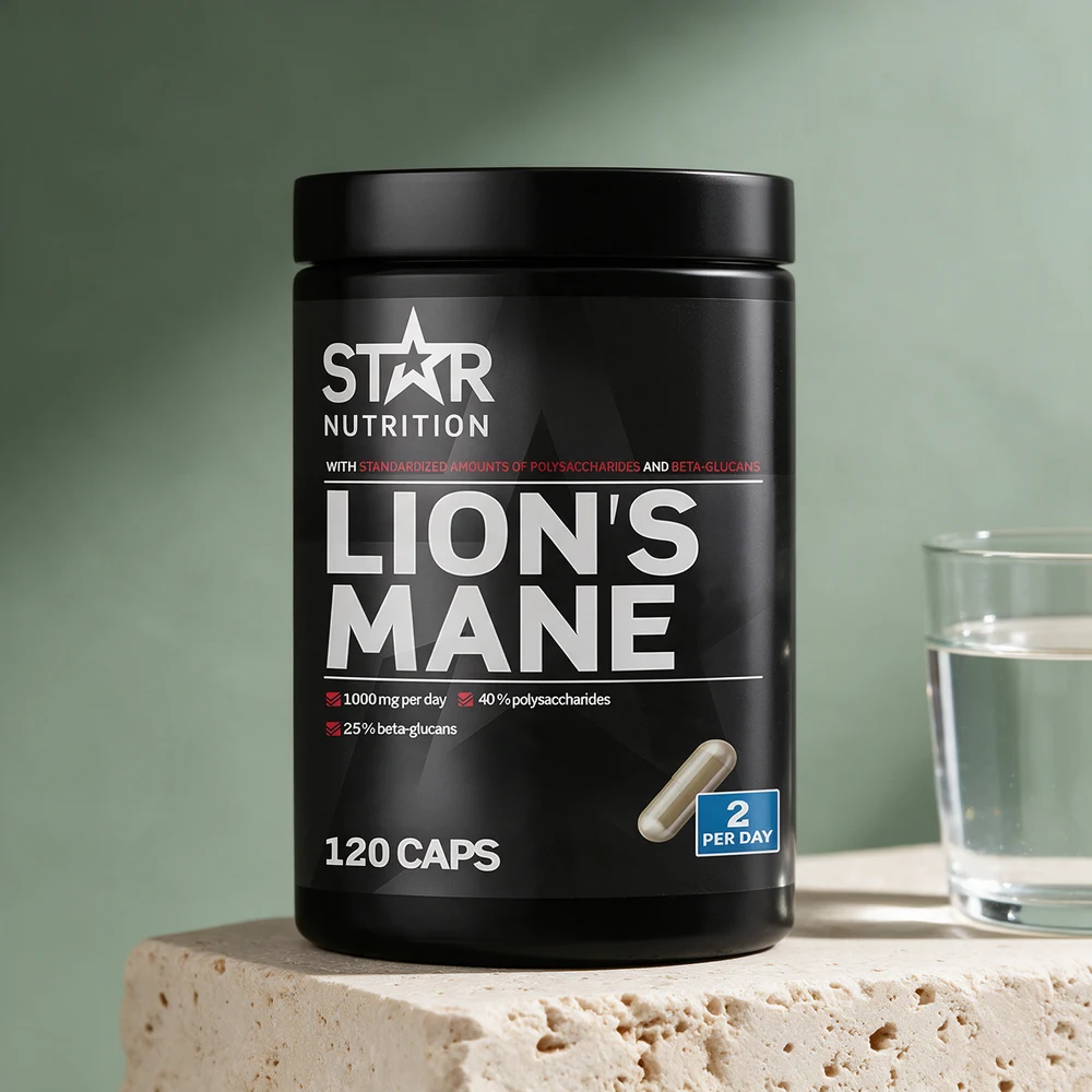 Star Nutrition Lion's Mane, svart boks