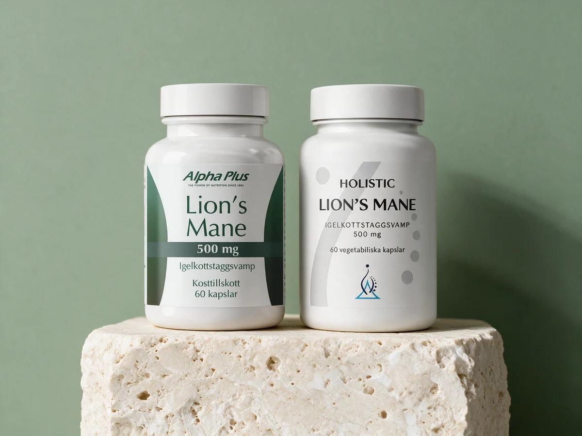 Alpha Plus Lion's Mane 15:1 og Holistic Lion's Mane 15:1