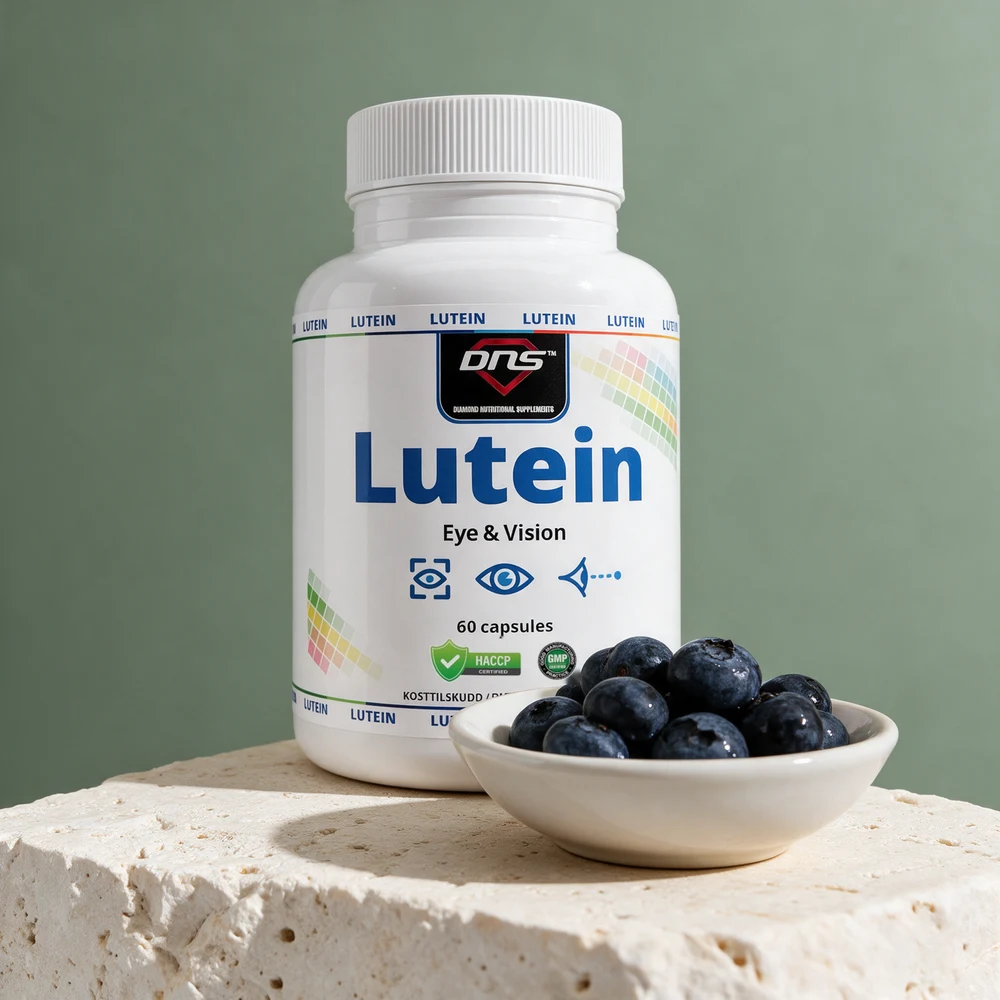 DNS Lutein Eye & Vision, boks merket «Eye & Vision»