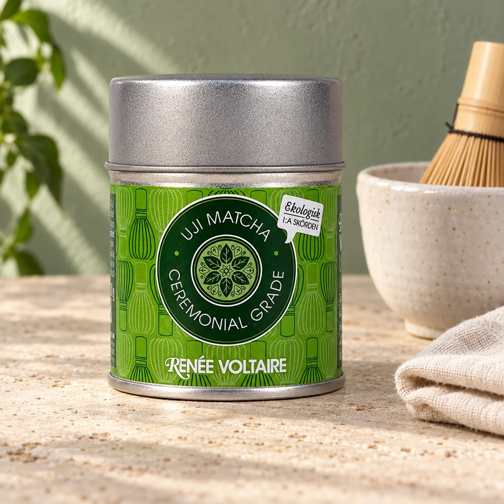 Renée Voltaire Uji Ceremonial Grade A, metallboks med 30 gram matcha