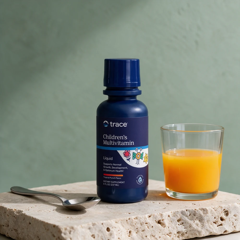 Trace Minerals Liquid Kid's Multi, flaske med 237 ml flytende multivitamin