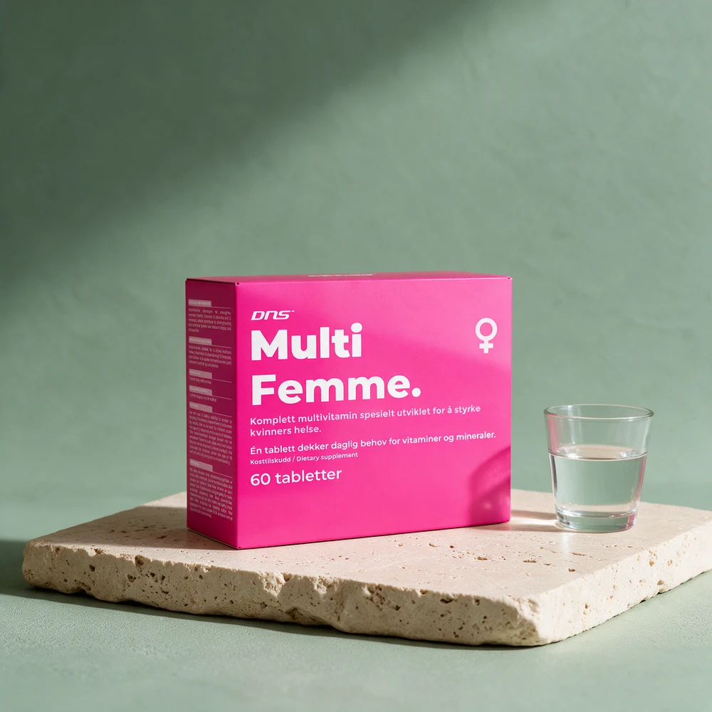 DNS Multi Femme, eske med 60 tabletter, én per dag