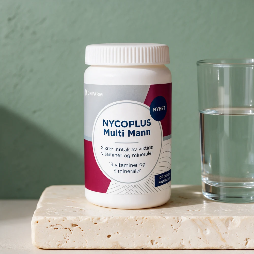 Nycoplus Multi Mann, hvit boks med 100 tabletter