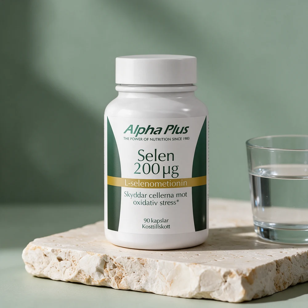Alpha Plus Selen, kapsler med 200 µg L-selenometionin