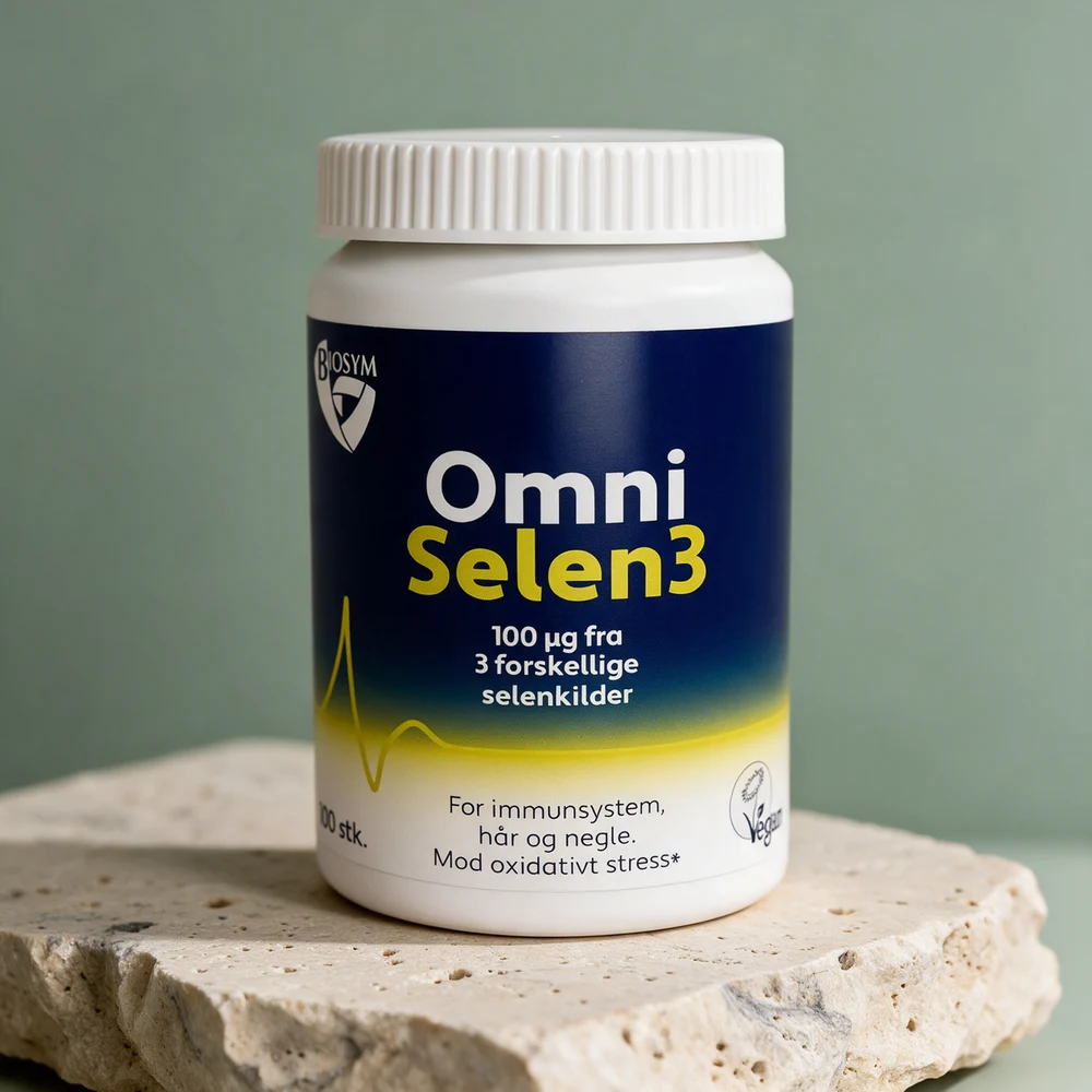 BioSym Omni Selen3, tabletter med 100 µg selen fra tre kilder