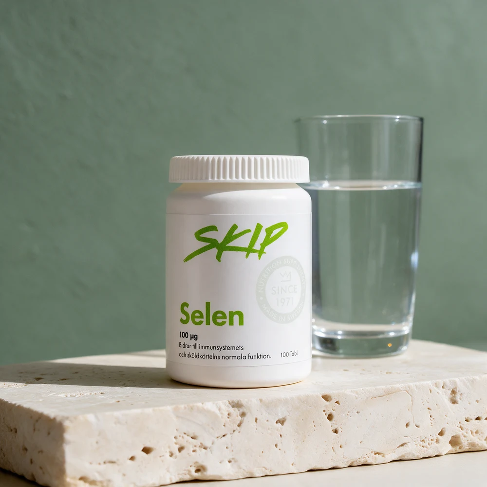 Skip Selen, tablettboks med 100 µg selenometionin