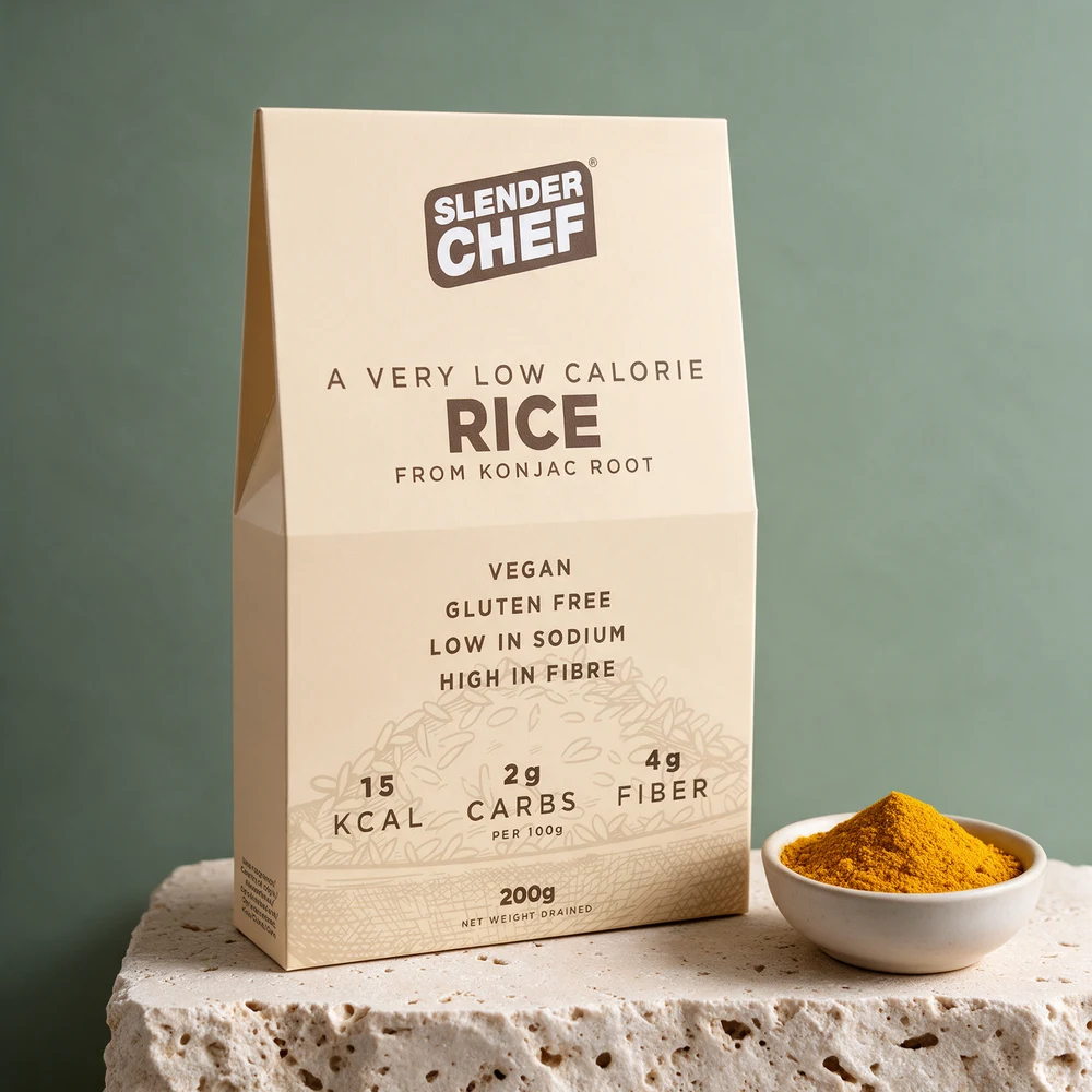 Slender Chef «A very low calorie rice from konjac root», 200 g avrent vekt