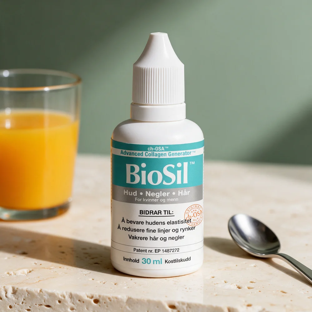 BioSil dråper, flaske på 30 ml med dråpespiss