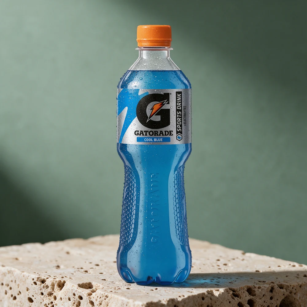 Gatorade Sports Drink Cool Blue i halvliterflaske