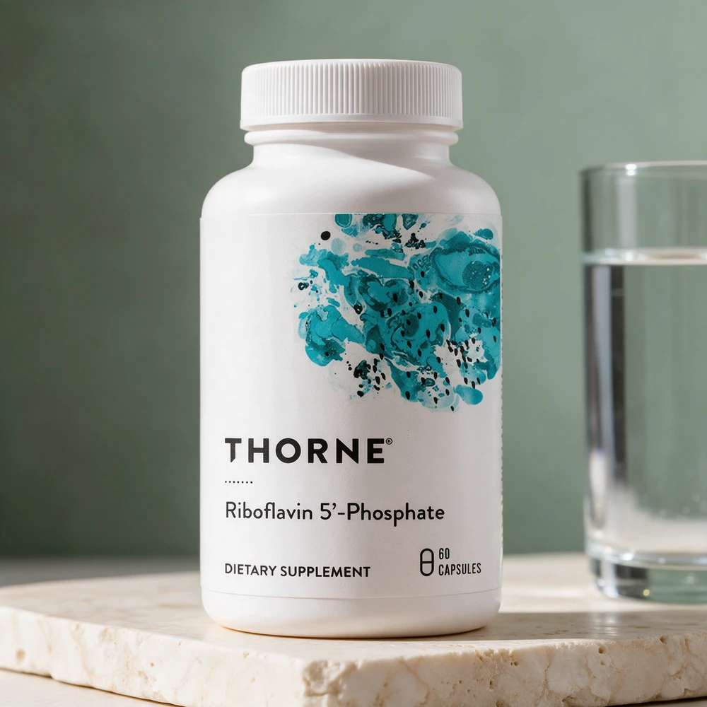 Thorne Riboflavin 5'-Phosphate, boks med 60 kapsler