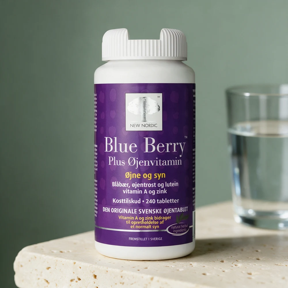 New Nordic Blue Berry Plus, boks med 240 tabletter
