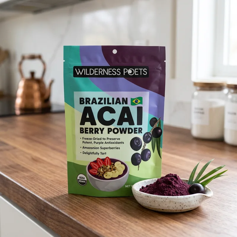 Wilderness Poets Organic Brazilian Acai Berry Powder produktbilde