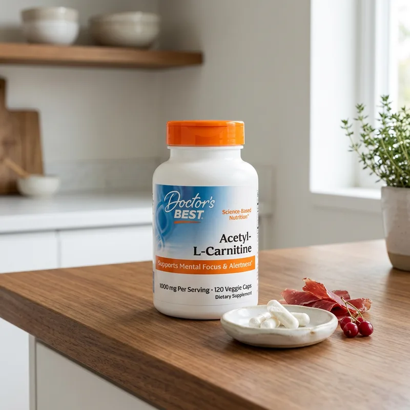 Doctor's Best Acetyl-L-Carnitine 500 mg produktbilde