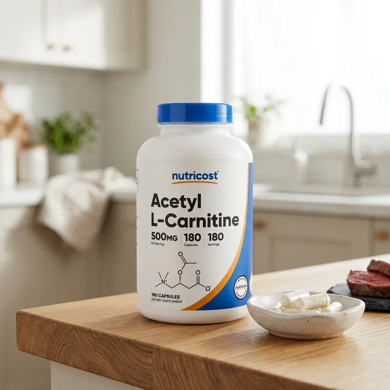 Nutricost Acetyl L-Carnitine 500 mg produktbilde