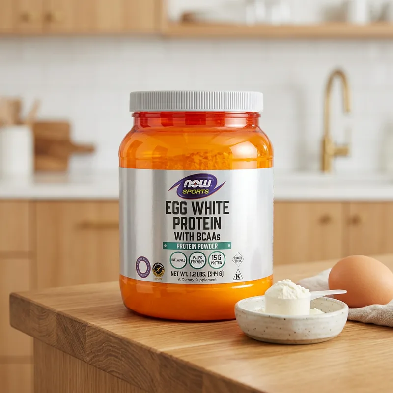 NOW Foods Sports Egg White Protein produktbilde