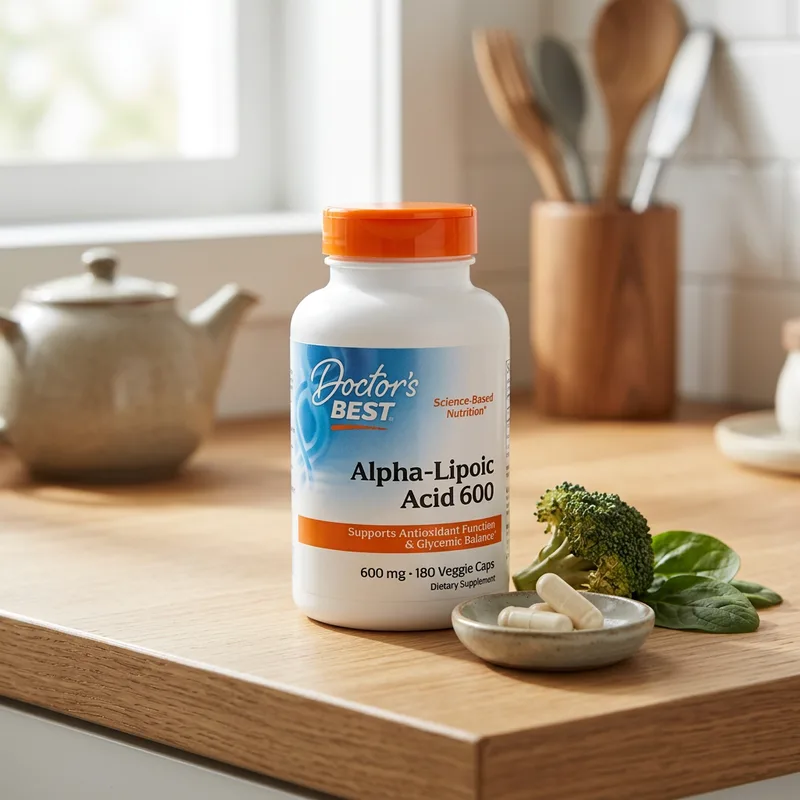 Doctor's Best Alfa-liponsyre 600 mg – storpakke produktbilde