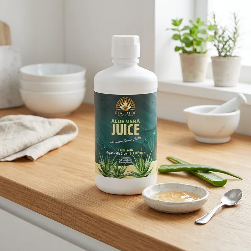Real Aloe Aloe Vera Juice produktbilde