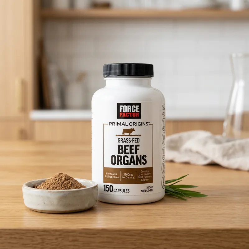 Force Factor Primal Origins Grass-Fed Beef Organs produktbilde