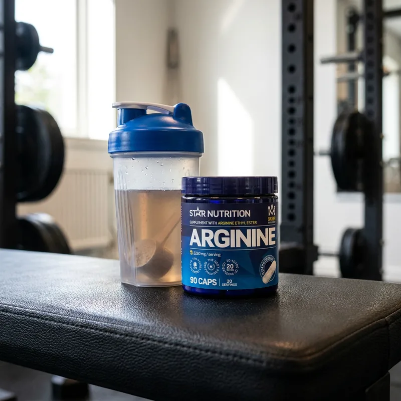 Star Nutrition Arginin PWO 90 kapsler i hverdagsmiljø