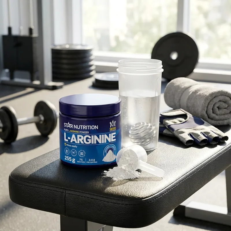Star Nutrition L-Arginin Pulver 255 g i hverdagsmiljø