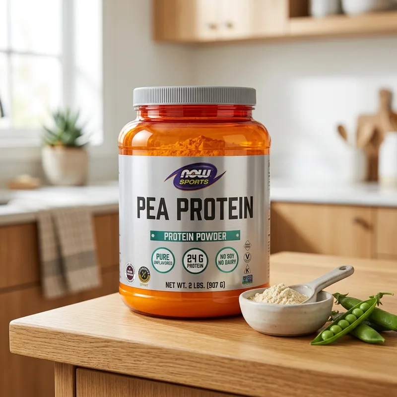 NOW Foods Sports Pea Protein, Nøytral produktbilde