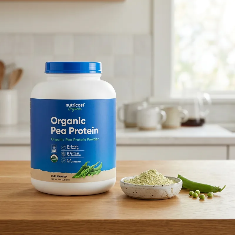 Nutricost Organic Pea Protein, Nøytral produktbilde