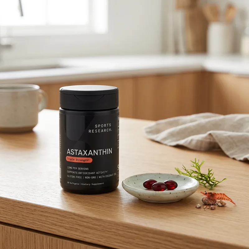 Sports Research Astaxanthin Triple Strength 12 mg (60 kapsle produktbilde
