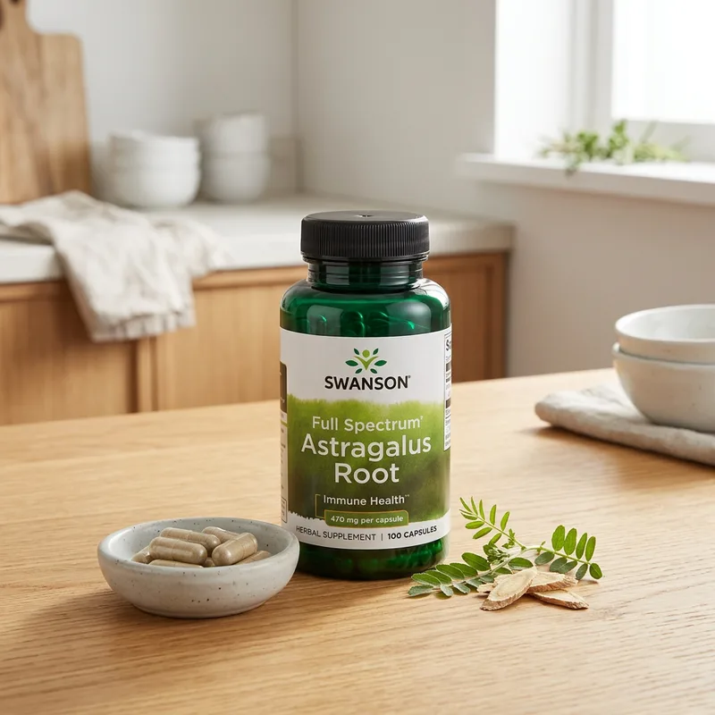 Swanson Full Spectrum Astragalus Root 470 mg produktbilde