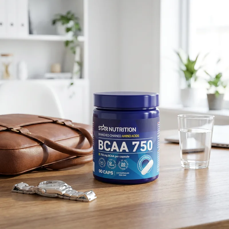 Star Nutrition BCAA 750 Kapsler 90 stk i hverdagsmiljø